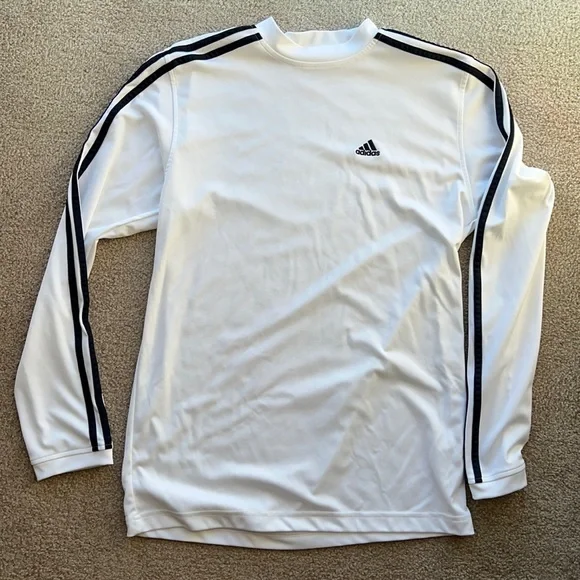 Adidas Long sleeve Athletic T-Shirt small Crewneck - Picture 1 of 5